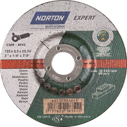 Norton Disque à tronçonner Norton Expert pierre 125 22,23x3,2mm 10875 de Toolstation