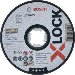 Bosch Disque à tronçonner droit XLock Expert Bosch inox Ø125 22,23x1,6mm 11234 de Toolstation