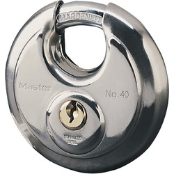 Cadenas disque à clé en acier Master Lock