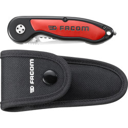 Facom Couteau à cran d'arrêt manche bi-matière Facom 77mm - 13085 - de Toolstation