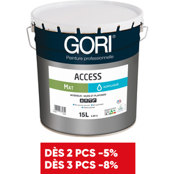 Gori Peinture intérieure GoriAccess blanc mat - Chantier 15L *Exclu magasin* 14123 de Toolstation