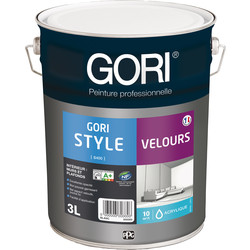 Gori Peinture intérieure GoriStyle blanc velours 3L - 14138 - de Toolstation