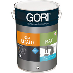 Gori Peinture façade GoriLitalo Pliolite 5L Blanc mat - 14144 - de Toolstation