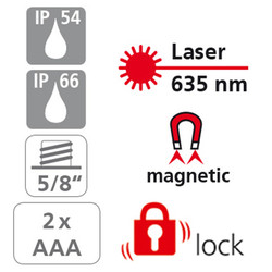 Laser rotatif automatique Laserliner Cubus 110S