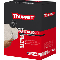 Toupret Enduit Rapid'Rebouch poudre séchage rapide Toupret 4 kg 14261 de Toolstation