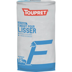 Toupret Enduit pour lisser poudre F chantier Toupret 15kg *Exclu magasin* 14280 de Toolstation