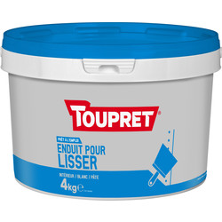 Toupret Enduit pour lisser en pâte Chantier Toupret 4kg 14288 de Toolstation