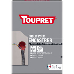 Toupret Enduit pour encastrer Toupret 1kg - 14322 - de Toolstation