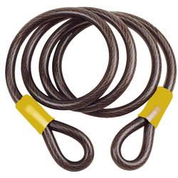 English Chain Soldes - Câble en acier antivol à 2 boucles Ø10mm x 1,8m - 16759 - de Toolstation