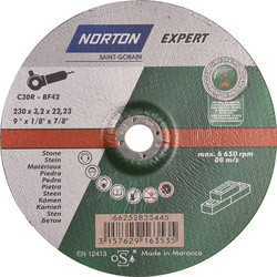 Norton Disque à tronçonner Norton Expert pierre 230 22,23x3,2mm 17385 de Toolstation