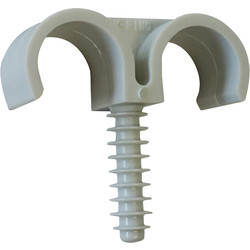 ING Fixations Fix-ring double gris Ø22 mm - 18368 - de Toolstation