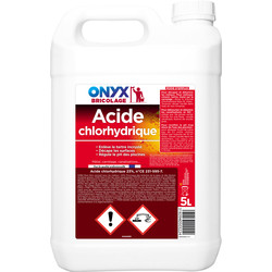 Onyx Acide chlorhydrique 23% Onyx 5L 18395 de Toolstation