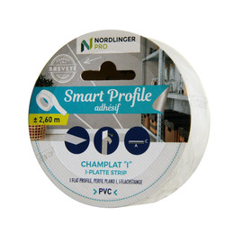 Profilé PVC adhésif champlat Smart Profile Nordlinger 2,60m