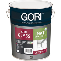 Gori Peinture isolante intérieure GoriGlyss Sans Tension blanc mat 3L blanc *Dispo 48h* 18551 de Toolstation