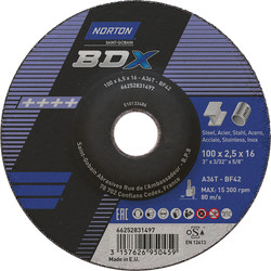 Norton Disque à tronçonner Norton Expert acier/inox 100x2,5x16mm 20777 de Toolstation