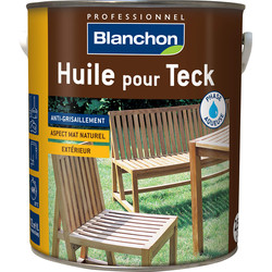 Blanchon Huile pour Teck Blanchon mat 2,5L - 21469 - de Toolstation