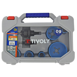 Tivoly Coffret scie cloche Tivoly Premium 9 pièces - 21552 - de Toolstation