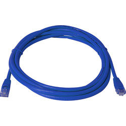CED Câble informatique UTP CAT5 Bleu - 3m - 21789 - de Toolstation