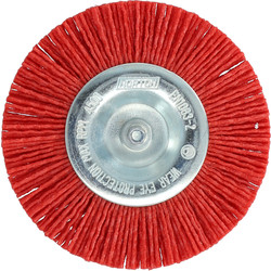 Norton Brosse perceuse circulaire nylon rouge Norton Ø100mm - 21810 - de Toolstation