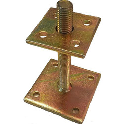Fischer Support de poteau réglable 70x70/100x100mm - 22014 - de Toolstation