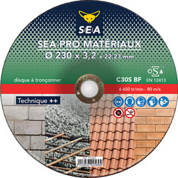 SEA Disque à tronçonner matériaux SEA PRO 125x3,2x22,23 mm 22242 de Toolstation