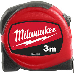 Milwaukee Mètre à ruban Slim Milwaukee 3m/16mm - 22490 - de Toolstation