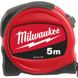 Milwaukee Mètre à ruban Slim Milwaukee 5m/ 25mm - 22503 - de Toolstation