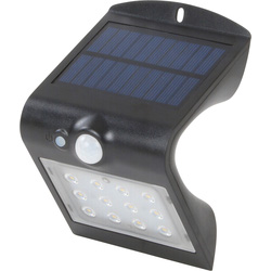Luceco Lampe d'extérieur à LED Luceco Solar avec capteur de mouvement IP65  1.5W 220lm 4000K 22650 de Toolstation