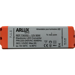 Arlux Driver pour spots Arlux 12V / 60W - 22921 - de Toolstation