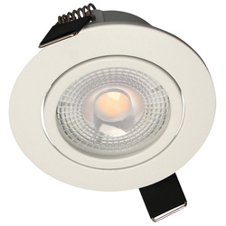 Arlux Spot encastré LED orientable et gradable Ø 82mm SPT202 Arlux Blanc - 5W - 400lm - 4000K - 22947 - de Toolstation