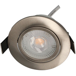 Arlux Spot encastré LED orientable et gradable Ø 82mm SPT202 Arlux Acier - 5W - 400lm - 2700K - 22948 - de Toolstation