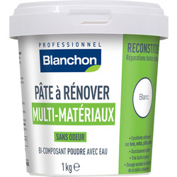 Blanchon Pâte à rénover multi-matériaux Blanchon 1kg Blanc - 22969 - de Toolstation