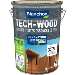 Blanchon Lasure Tech-Wood® Blanchon satinée 5L Incolore 22973 de Toolstation
