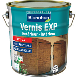 Blanchon Vernis haute protection bois EXP Blanchon 2,5L Invisible bois brut - 22997 - de Toolstation
