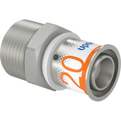 Uponor Raccord droit mâle à sertir Uponor S-Press Plus ¾"x20mm - 23061 - de Toolstation