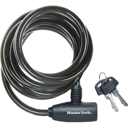 Master Lock Cable antivol vélo à clé Master Lock Ø 8mm x 1,80m - était à 7,41€ - 23163 - de Toolstation