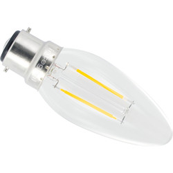 Integral LED Ampoule flamme à filament LED B22 Integral 2W 250lm 2700K - 23187 - de Toolstation