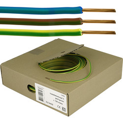 Câbles électriques H07VR 16mm² 100m - vert/jaune - 23254 - de Toolstation