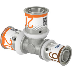 Uponor Raccord de réduction en T à sertir Uponor S-Press Plus 20x20x16mm - 23270 - de Toolstation