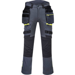 Portwest Pantalon de travail stretch DX4 poches amovibles + protège-genoux Portwest 50 Gris *Dispo 48h* 23287 de Toolstation