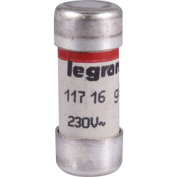 Legrand Cartouches à fusible Legrand 10,3x25,8mm - 16A - voyant - dispo 48h - 23336 - de Toolstation