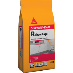 Sika Enduit de rebouchage poudre Sikawall 274 R 4kg - 24462 - de Toolstation