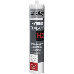 Proby Mastic de vitrier H2 290ml Noir - 29056 - de Toolstation