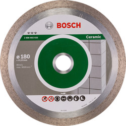 Bosch Disque diamant Bosch Spécial Céramique Ø180 x22,2x2,2mm 32870 de Toolstation
