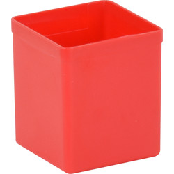 Allit Boîte compartiment H63mm 54 x 54mm / rouge - 36419 - de Toolstation
