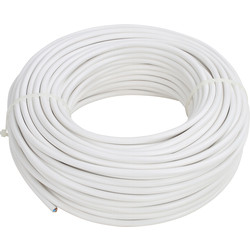 HBF Câble électrique HO5VV-F 50m 3G1,5mm² - blanc - 37307 - de Toolstation