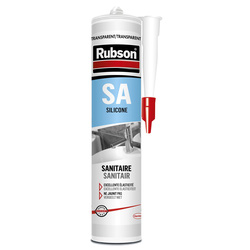 Rubson Mastic silicone sanitaire SA Rubson 300ml transparent - 38292 - de Toolstation