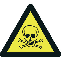 Pictogramme Danger 200mm Substances toxiques - 38473 - de Toolstation
