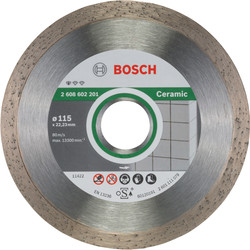 Bosch Disque diamant Bosch Céramique standard Ø115 x22,2x1,6mm - 39259 - de Toolstation