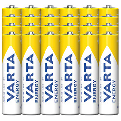 VARTA Lot de 24 piles alcalines Energy Varta AAA / LR03 - 40657 - de Toolstation